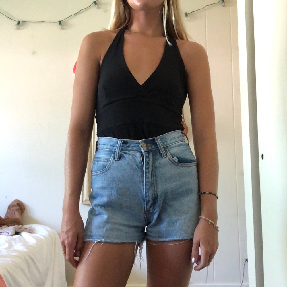 Patagonia Y2K Black Halter Top